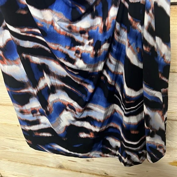 Calvin Klein 3/4 Sleeve Wrap dress size L - Picture 4 of 7